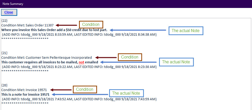 Note Example Note Example Details