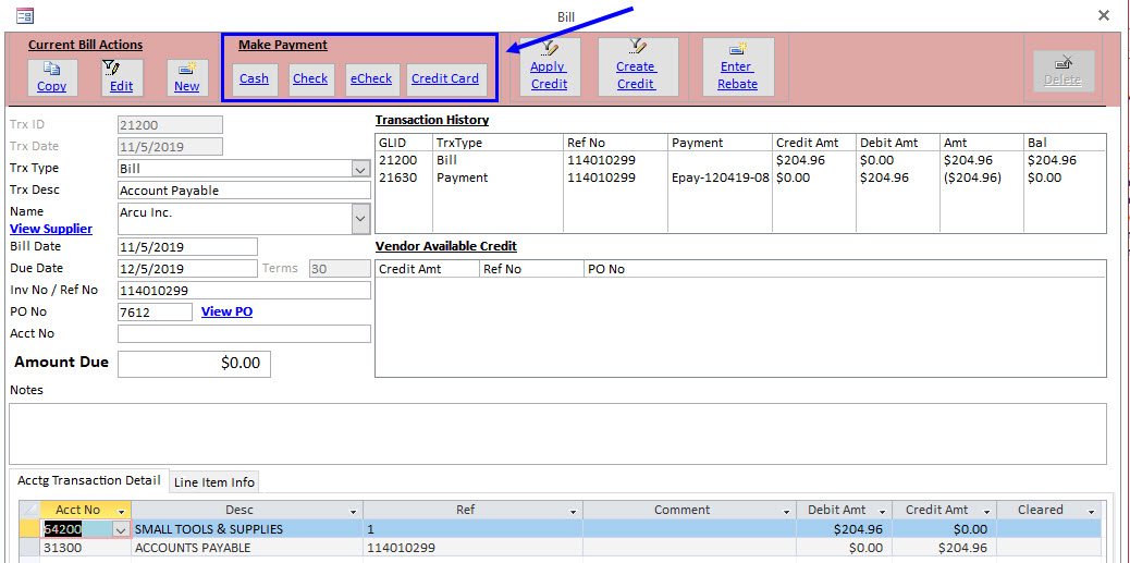 Bill Payment Methods Bill Payment Methods