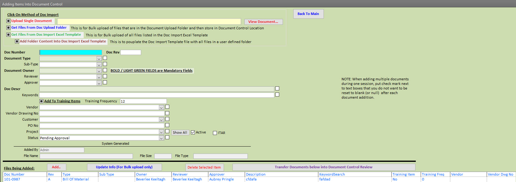 Document Attributes Document Attributes
